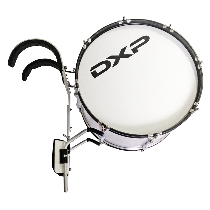 DXP Marching bass drum with harness.