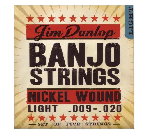 Banjo 5 Strings Set 09/20 Nicketl Wound Light