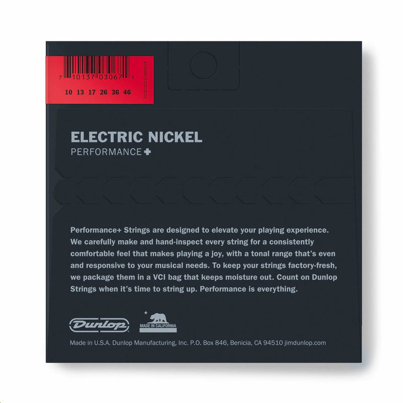 Dunlop DEN1046 Medium Nickel Wound Electric Guitar Strings (0.10-0.46) 6-String