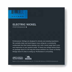 Dunlop Electric Guitar Strings 10-52 Nickel Wound
