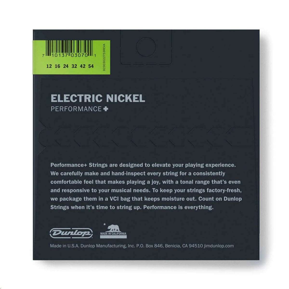 Dunlop Electric Guitar Strings 12-54 Nickel Wound