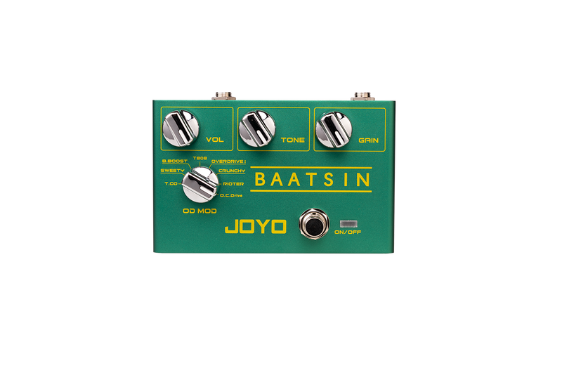 Joyo R-11 Baatsin 8 Mode Overdrive Guitar Effect Pedal