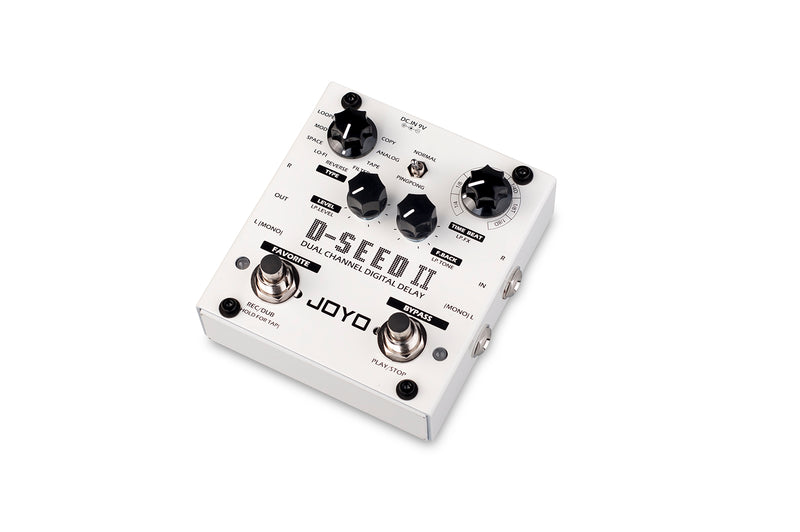 JOYO D-SEED II Dual Channel Digital Delay Guitar Effects Pedal