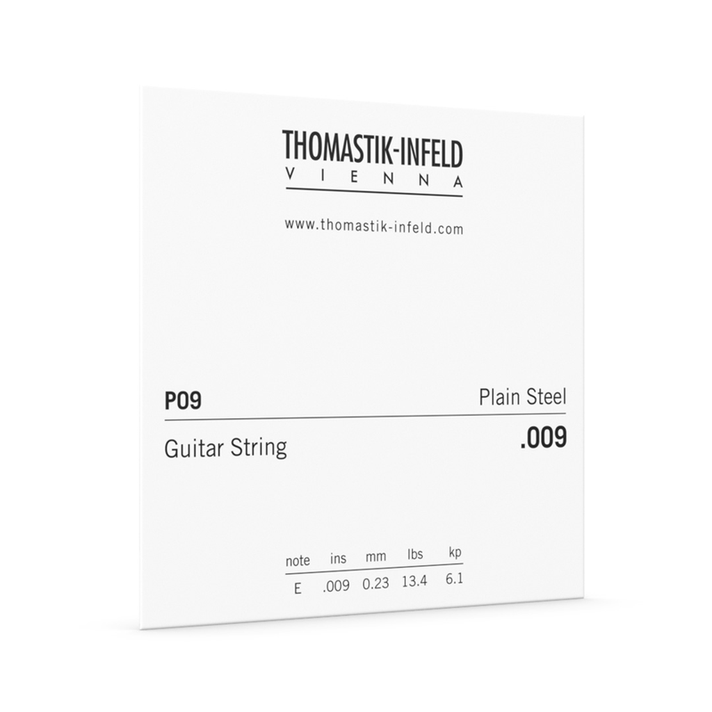 DTP09G Thomastik .009 Single String Plain Brass Plated Steel