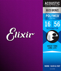 Elixir 11125 Polyweb 80/20   Resonator 16-56