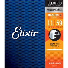 Elixir 12106 Nanoweb Electric 7 String Medium 11-59