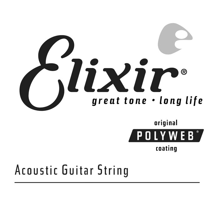 Elixir 13122 Polyweb Single .022 80/20 Bronze