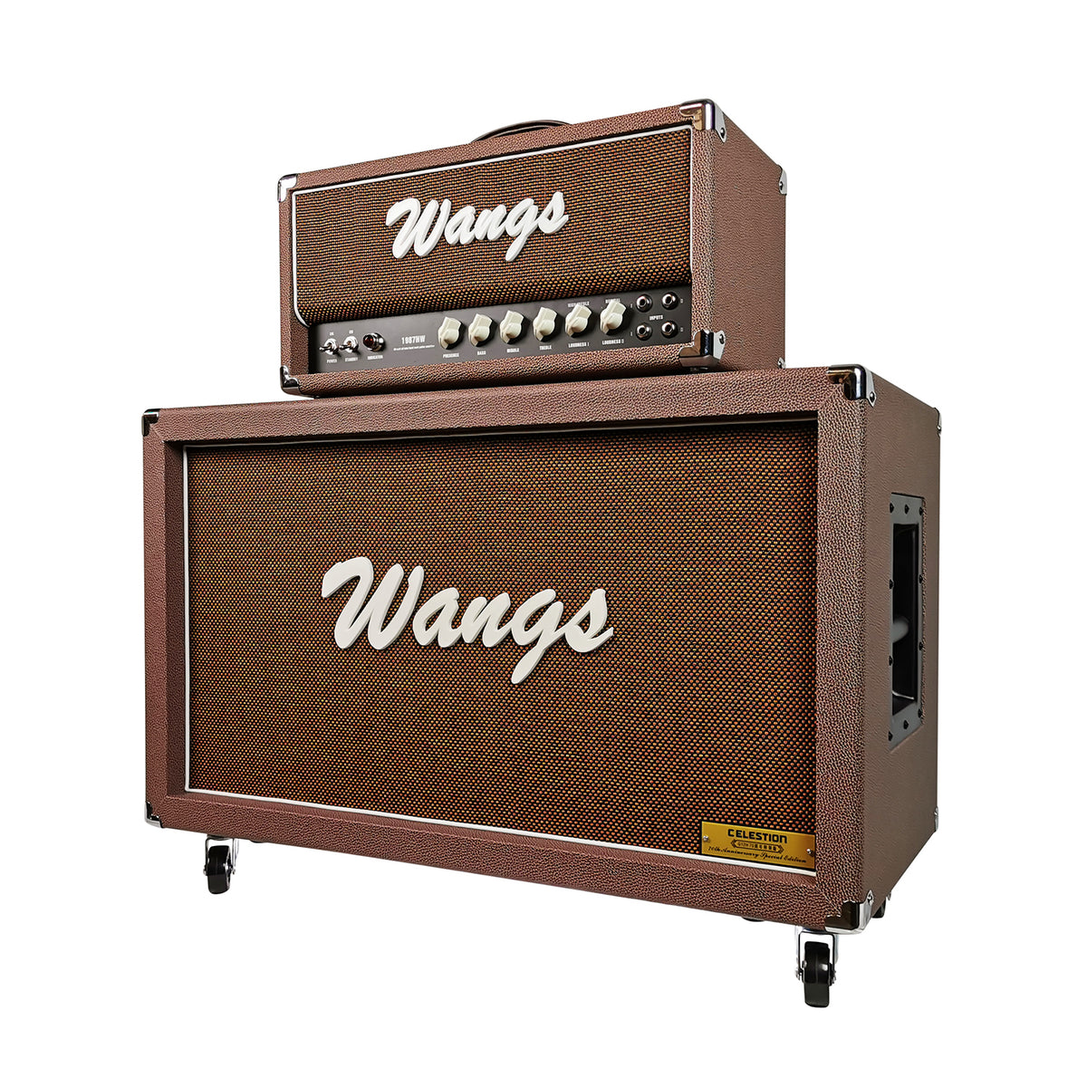 Wangs G12H-212CB Brown 2 x 12 Guitar Cab