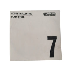 12 x .007 Jim Dunlop Single .007 Plain Electric Guitar String
