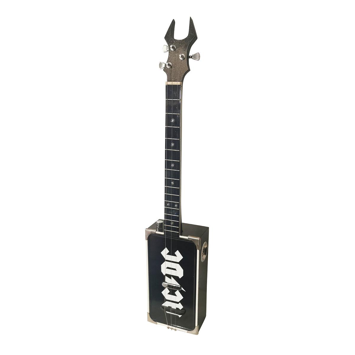 AC/DC Cigar Box 3 String Back in Black
