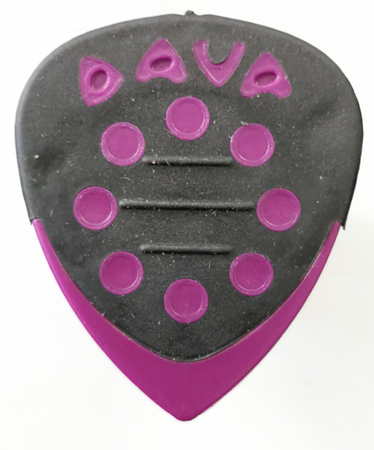6 x Dava Guitar Picks Delrin Grip Tips in Purple
