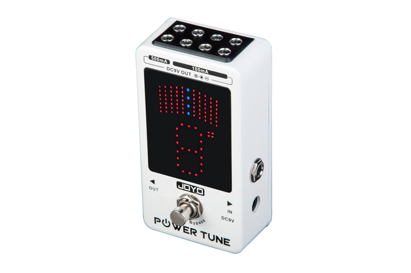 JOYO JF-18R Power Tune - Guitar Tuner & Power Supply in One