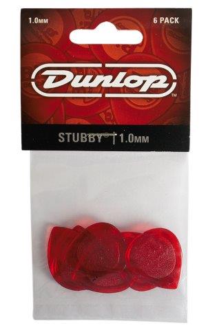 Jim Dunlop 1.00mm Picks Stubby Jazz Player Pack