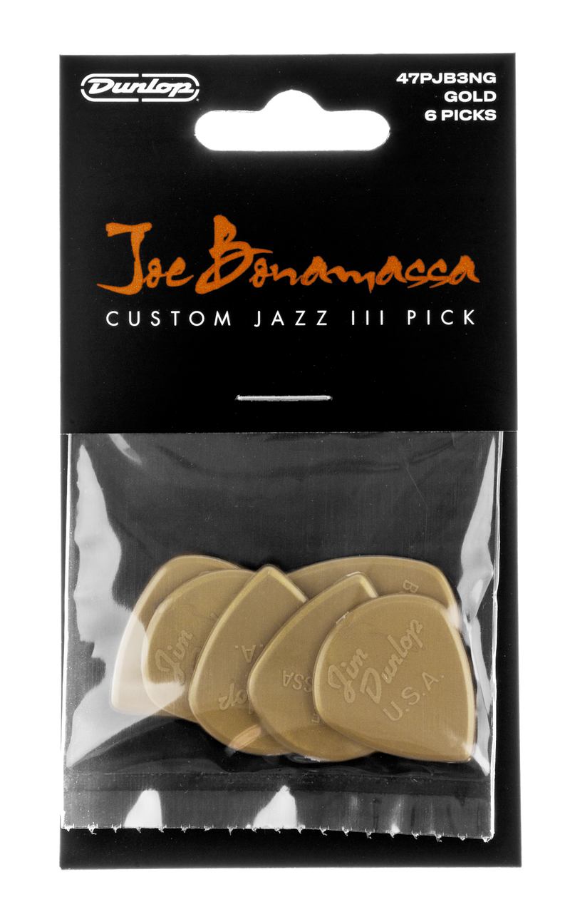 JIM DUNLOP Joe Bonamassa Gold Player’s Pick Pack.