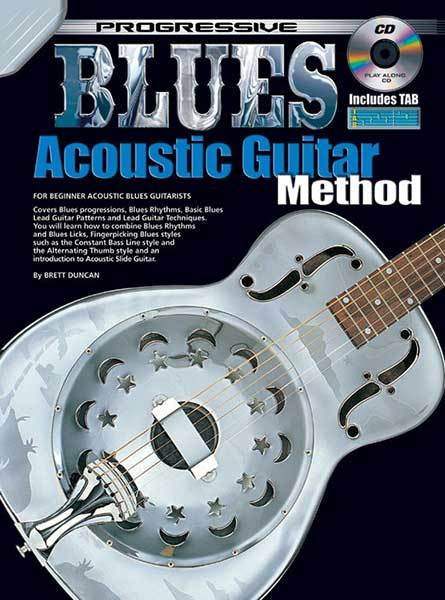 Progressive Blues Acoustic Guitar Book/CD