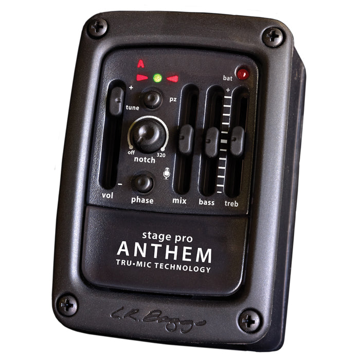 LR Baggs ANTHSTAGE Anthem Stagepro Acoustic Guitar Preamp System with Element Pickup & Microphone OEM Version
