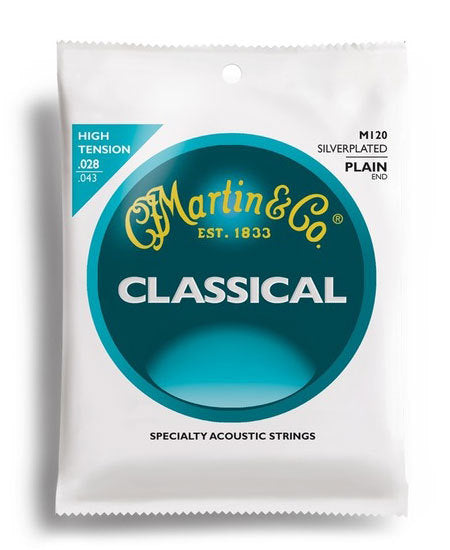 Martin Classical Nylon/Silver Plain End String Set (28-43)