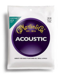 Martin Traditional 92/8 Phosphor Bronze Silk & Steel Guitar String Set (11.5-47)