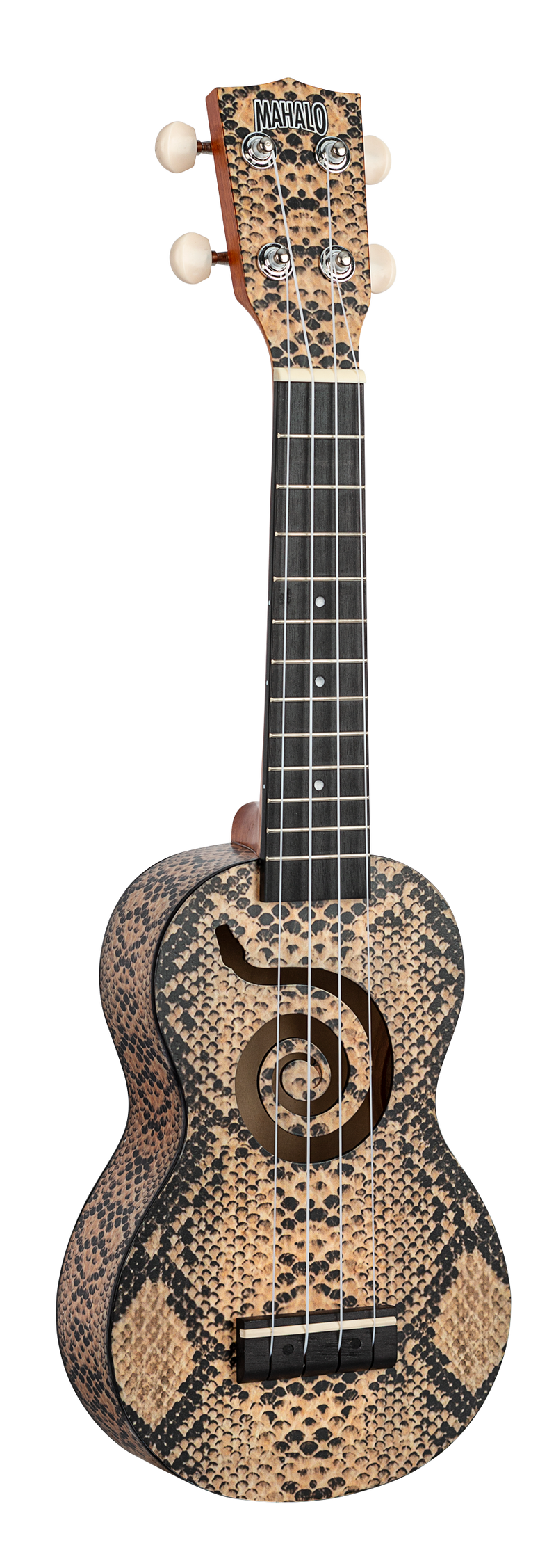 Mahalo Soprano ukulele. "PYTHON"