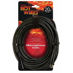 Hot Wires 20ft Microphone Cable (XLR Male - XLR Female)