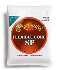 Martin SP Flexible Core Silk & Phosphor Guitar String Set (11-47)