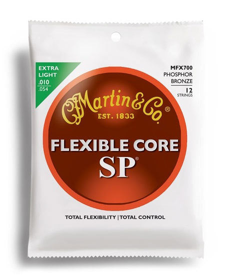 Martin SP Flexible Core 92/8 Phosphor Bronze 12-String Extra Light (10-54)