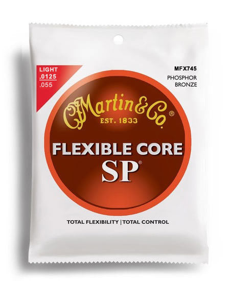 Martin SP Flexible Core 92/8 Phosphor Bronze Light Guitar String Set (12.5-55)