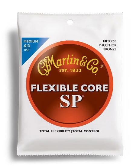 Martin SP Flexible Core 92/8 Phosphor Bronze Medium Guitar String Set (13-56)