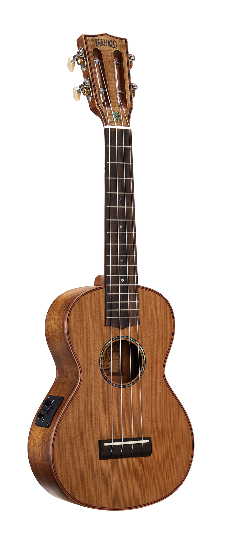 MAHALO ALL SOLID Concert Ukulele. Electric/Acoustic.