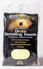 Music Nomad Microfiber Drum Detailing Towels 2-Pack