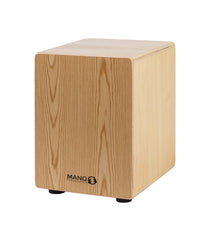 Mano Percussion Mini wooden cajon with 2 internal snare wires.