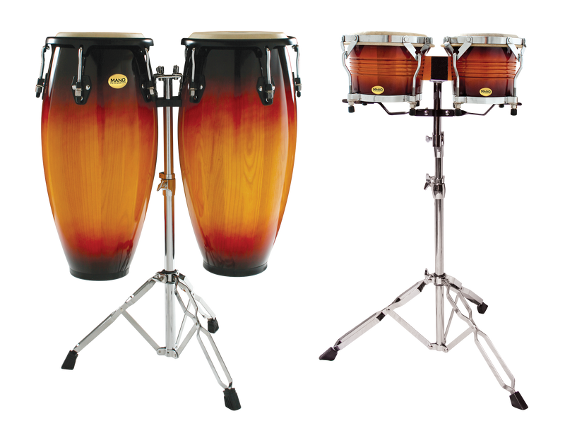 Mano Percussion Bongo/Conga & Stand Package