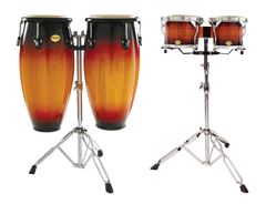 Mano Percussion Bongo/Conga & Stand Package