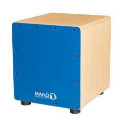 MANO PERCUSSION Mini Wooden Cajon. Blue.