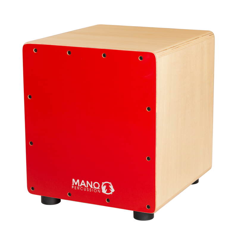 MANO PERCUSSION Mini Wooden Cajon. Red.