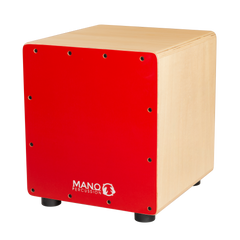 MANO PERCUSSION Mini Wooden Cajon. Red.