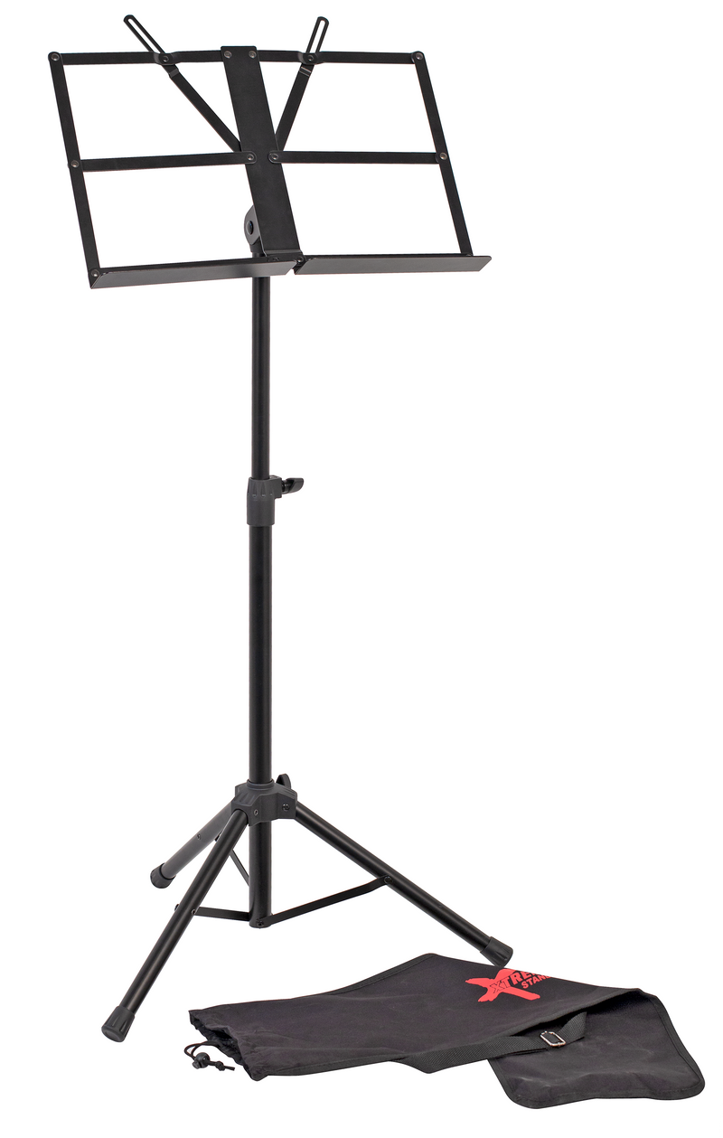 XTREME PRO  Heavy duty black music stand.