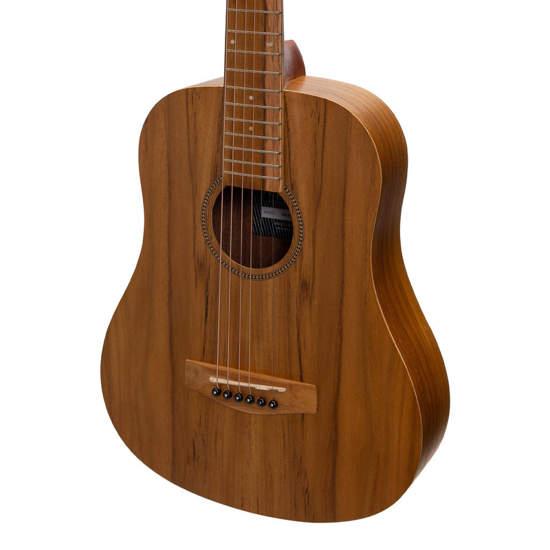 Martinez Acoustic Babe Traveller Guitar (Jati-Teakwood)