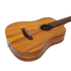 Martinez Acoustic-Electric Babe Traveller Guitar (Koa)