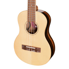 Martinez 'Southern Belle 7 Series' Spruce Solid Top Electric Tenor Ukulele with Hard Case (Natural Gloss)