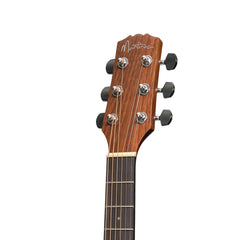 Martinez 'Southern Star Series' Mahogany Solid Top Acoustic-Electric TS-Mini Guitar (Satin Sunburst)