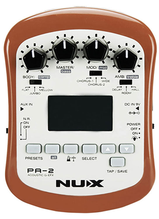 NuX Portable Series Pa-2 Acoustic Guitar Multi-Fx Unitmore Than Just An Fx Unit!