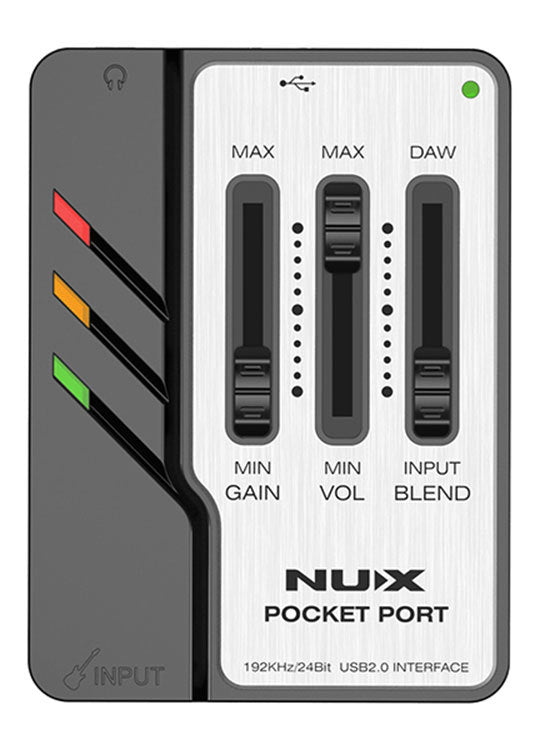 NuX Pocket Port Guitar Usb Audio Interfac every Small & Easy To Use!