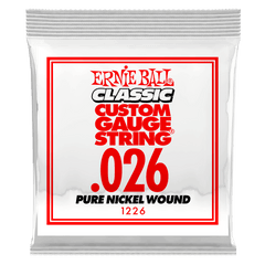 Ernie Ball Singles - Classic Nickel Wound .026