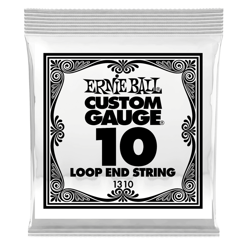 Ernie Ball Single - Loop End S/S Plain Banjo .10