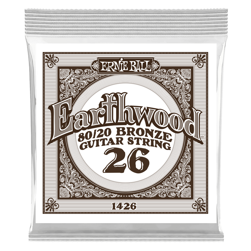 Ernie Ball Single String - Earthwood 80/20 .026