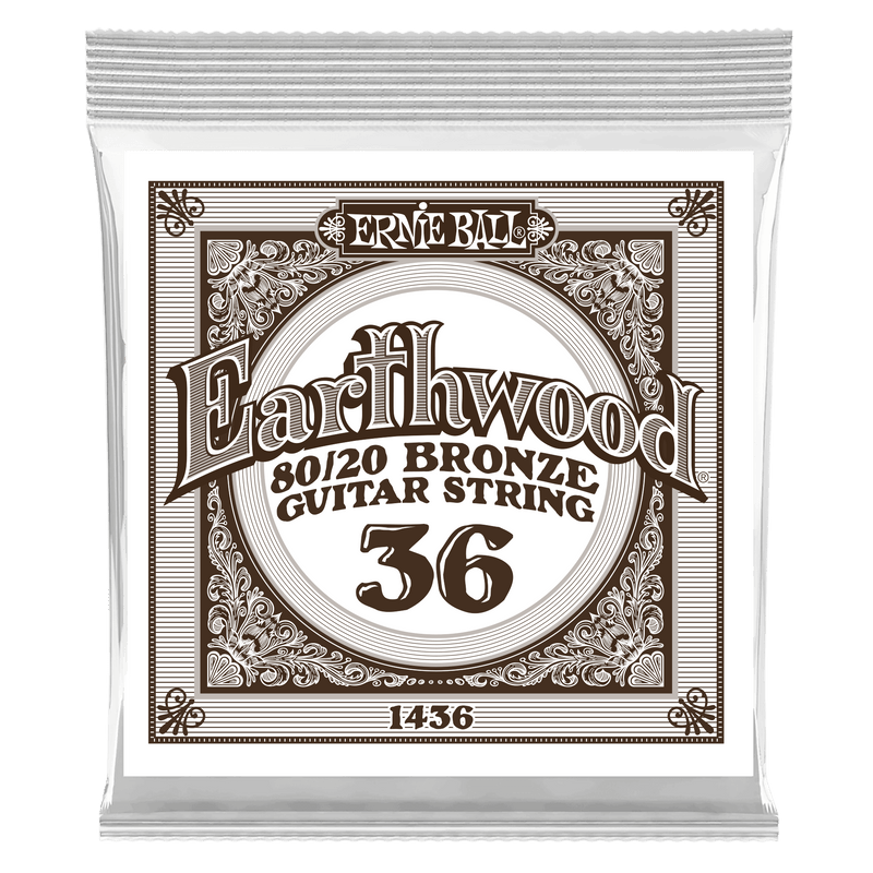 Ernie Ball Single String - Earthwood 80/20 .036
