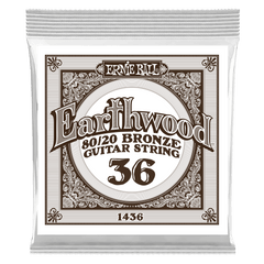 Ernie Ball Single String - Earthwood 80/20 .036