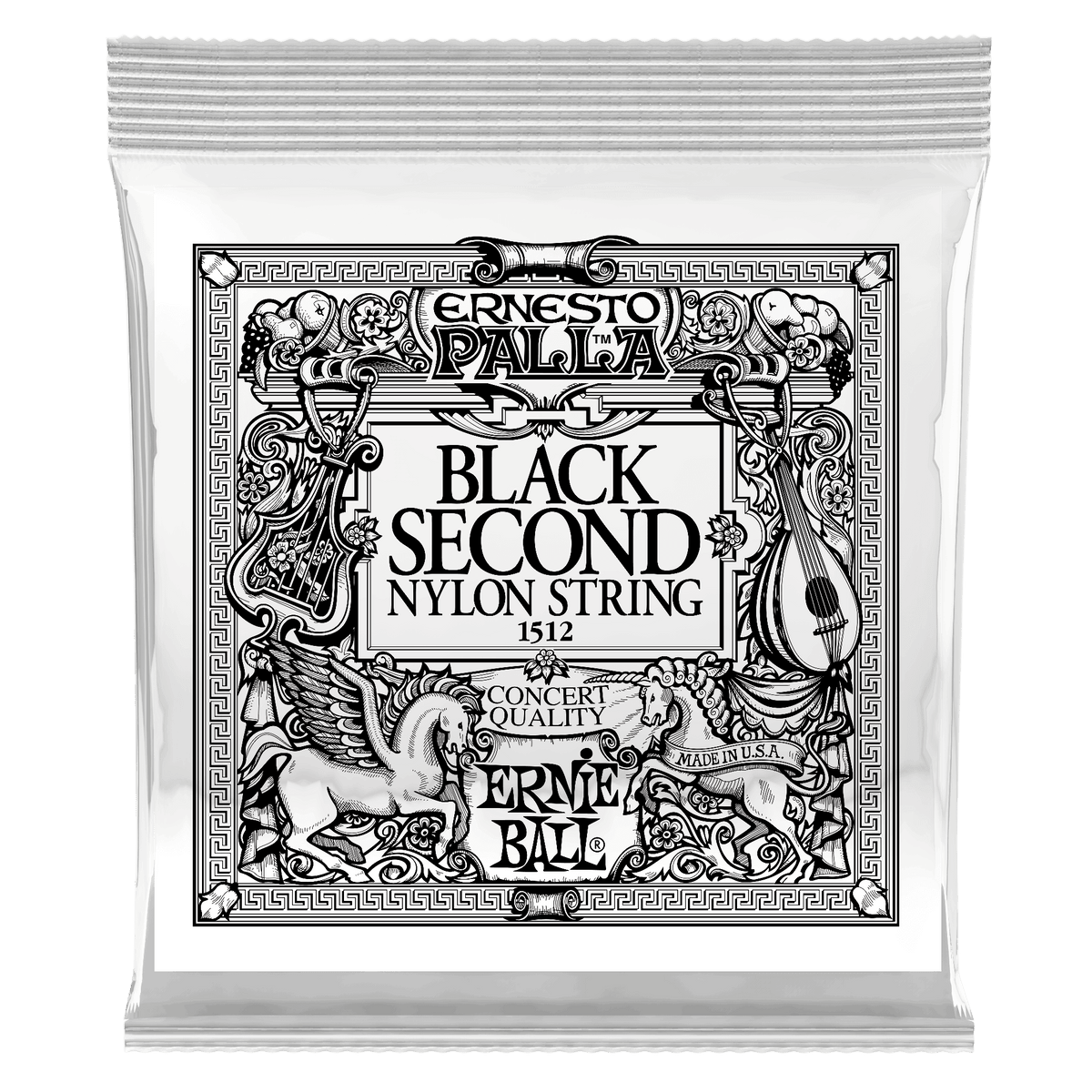 Ernie Ball Black 2nd Single String