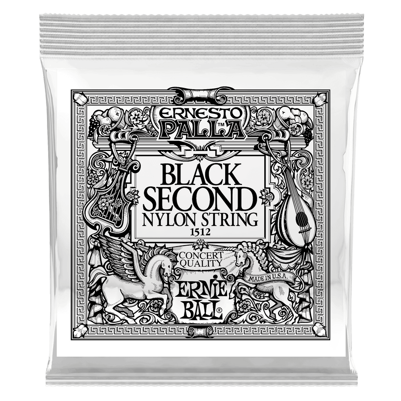 Ernie Ball Black 2nd Single String